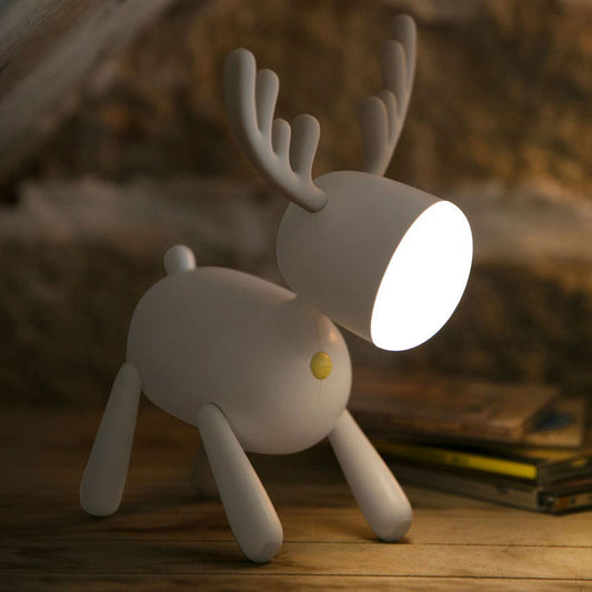 Reindeer Eye Protection Bedside Table Lamp