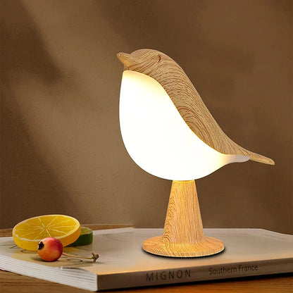 Wooden Magpie Bird LED Aromatherapy Night Light